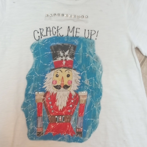 White Nutcracker Graphic Women's Tunic - Picture 2 of 10